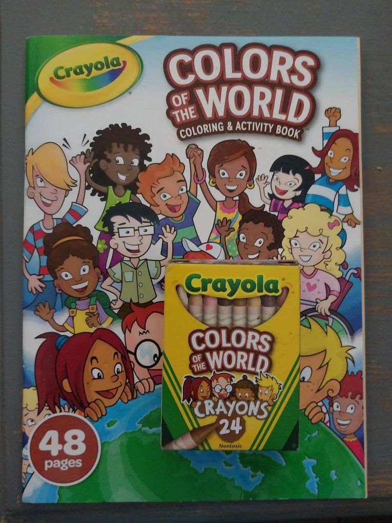 Crayons & Coloring Book