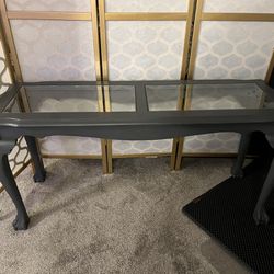 Vintage Claw Foot Console Table
