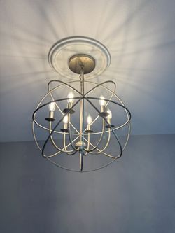 Chandelier Silver