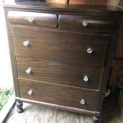 Vintage Wood Dresser