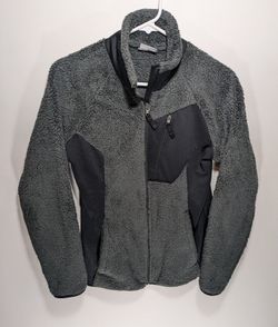 Womens Columbia Sportswear Company Gray Full Zip Sweater Jacket Size Small S