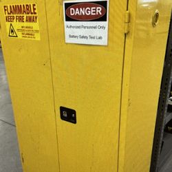 Yellow Flammable Cabinet