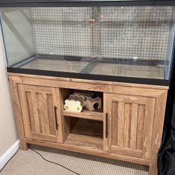 75 Gallon Aquarium Tank + Stand + Lid