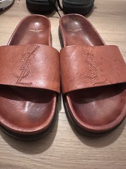 Saint Laurent Joan Slide Sandals Size 45