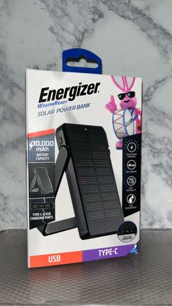 Brand NEW! 📱 Energizer-Weather Ready - Solar Power Bank(((PENDING PICK UP TODAY)))