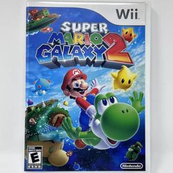 Super Mario Galaxy 2 (Nintendo Wii, 2010) CIB Complete