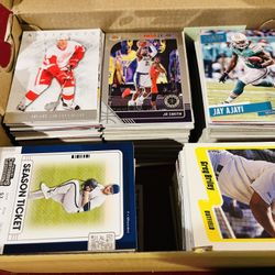 Shoebox Of Sports Cards