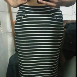 M New Maxi Skirt/Falda Maxi Larga Nueva m 