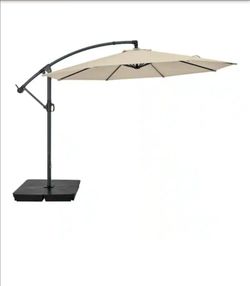 Cantilever Offset Patio Umbrella with Base
