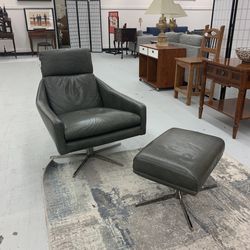 West Elm Leather Chair 5b