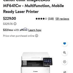 Canon Color ImageCLASS MF641Cw Laser Printer