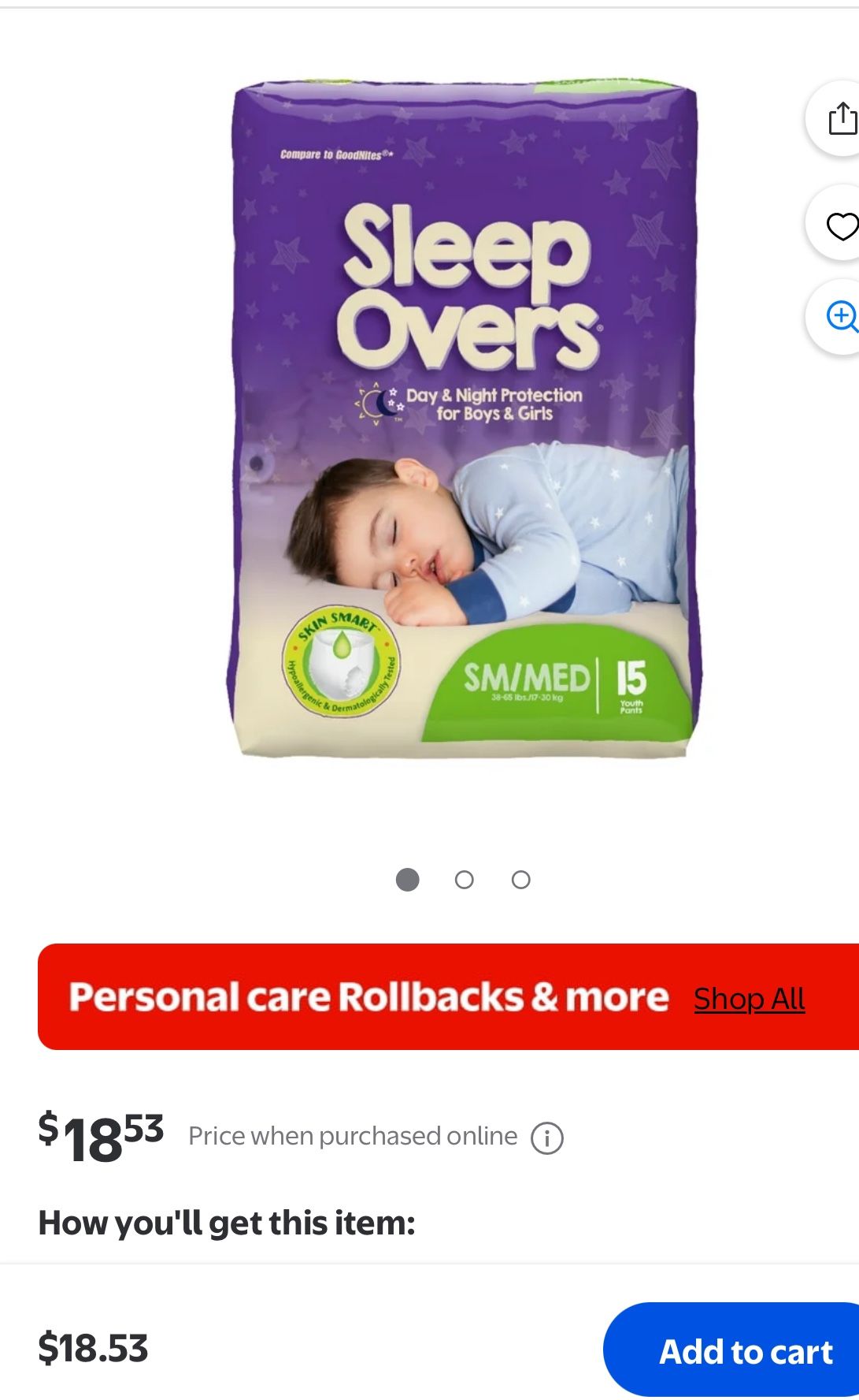 Sleep Over Diapers