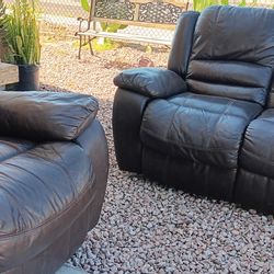 Sofa Reclinable  Brown 