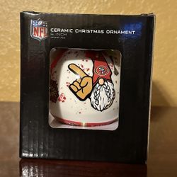 SF 49ers Christmas Ornament