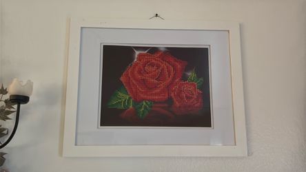 Red Rose Diamond Art