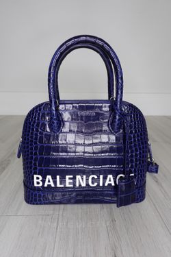 Blue Croc Balenciaga