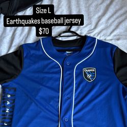 Earthquake Baseball Jersey
