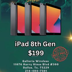 Apple iPhone 8th Gen WiFi And Cellular Christmas Sale 