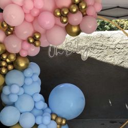 Gender Reveal Birthday Balloons Balloon Arch Baby Shower Balloons 