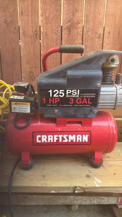 Craftsman 3 Gallon Air Compressor With Hose