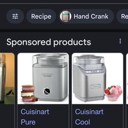 Cuisinart 2qt Frozen Yogurt Ice Cream Maker 