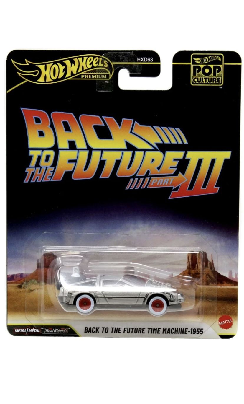 Hot Wheels Premium Pop Culture Back to the Future Time Machine 1995 Part III