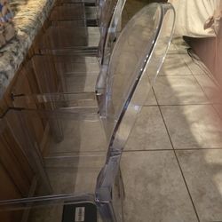 Kartell Crystal Stools 6 Pieces