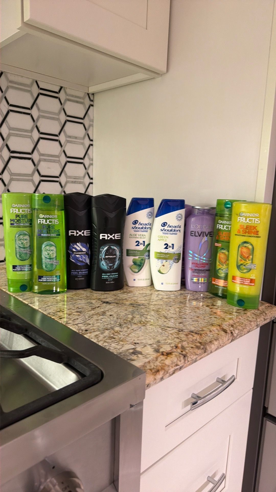 $2-3 each shampoo conditioner body wash