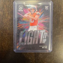 Panini Donruss Optic Light It Up Bo Nix Rookie