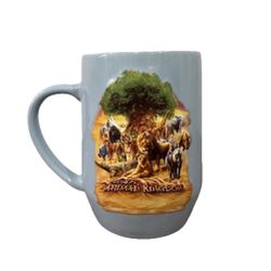Disney Parks Animal Kingdom Tree Of Life Blue Ceramic Coffee Tea Mug Cup 12oz