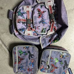 Pottery Barn Backpack And Lunch Bag