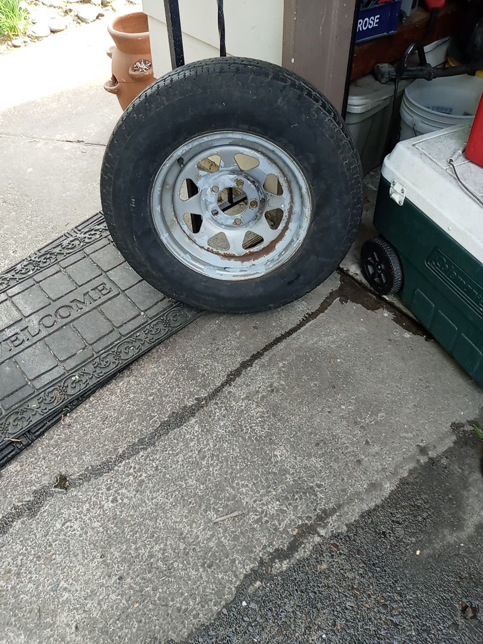 Goodyear Tire trailer used