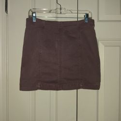 Free People Dusty Rose denim miniskirt Size 10