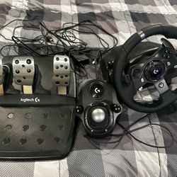 Xbox Logitech G920 Wheel Pedals & Shifter 