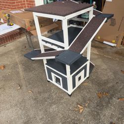 4 Tier Cat Penthouse 45.1 In Weather Proof