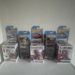 Hot wheels and funko pops
