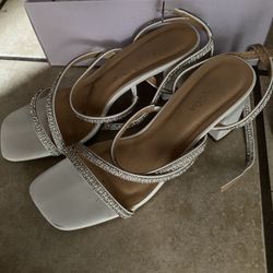 White Short Heels