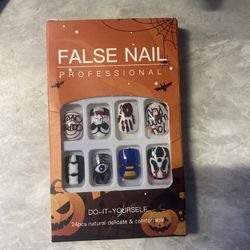 Horror Themed False Nails 24Pc