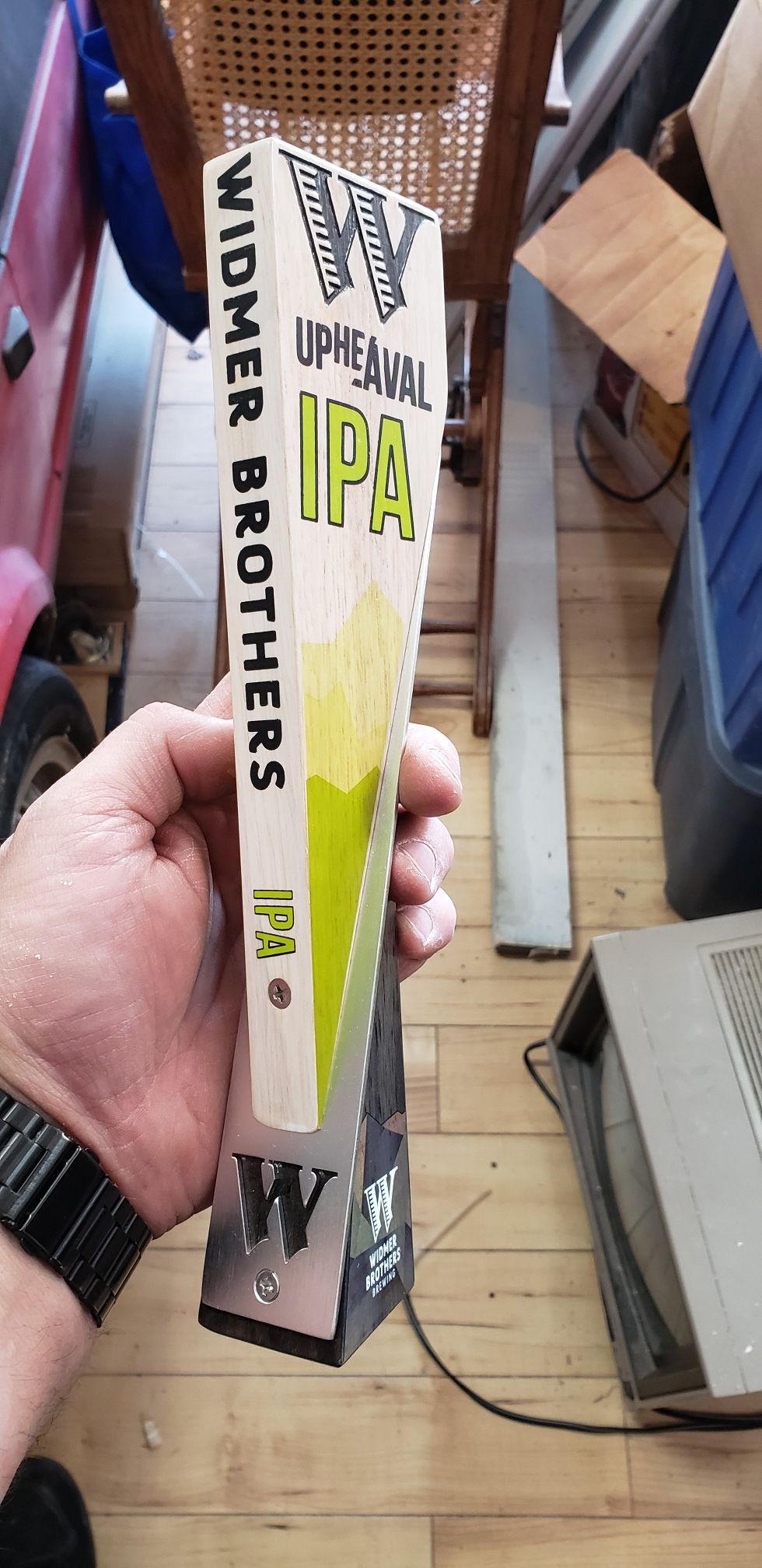 Widmer Brothers Upheaval IPA Tap Handle
