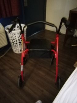 Rollator Drive Walker With Seat And Basket 