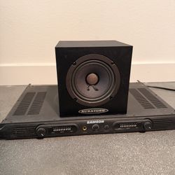 Auratone 5c MixCube With Samson Servo 
