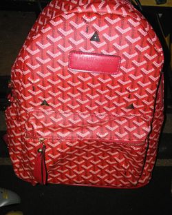 red goyard backpack