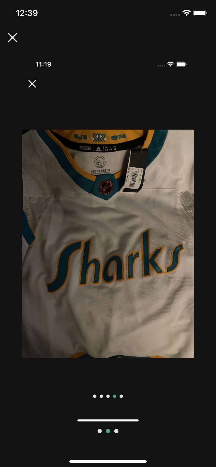2 Brand New Sharks Jersey Authentic Letting Them Go For Cheap