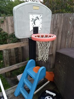 Basketball, kids, net included