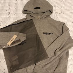 Grey Essentials Hoodie