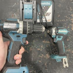 Makita Hammer Drill And Impact Driver 