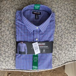 Blue Button Up Shirt $25
