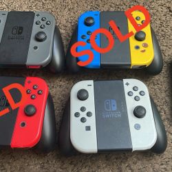 Nintendo Switch Joy-Cons  with Grip