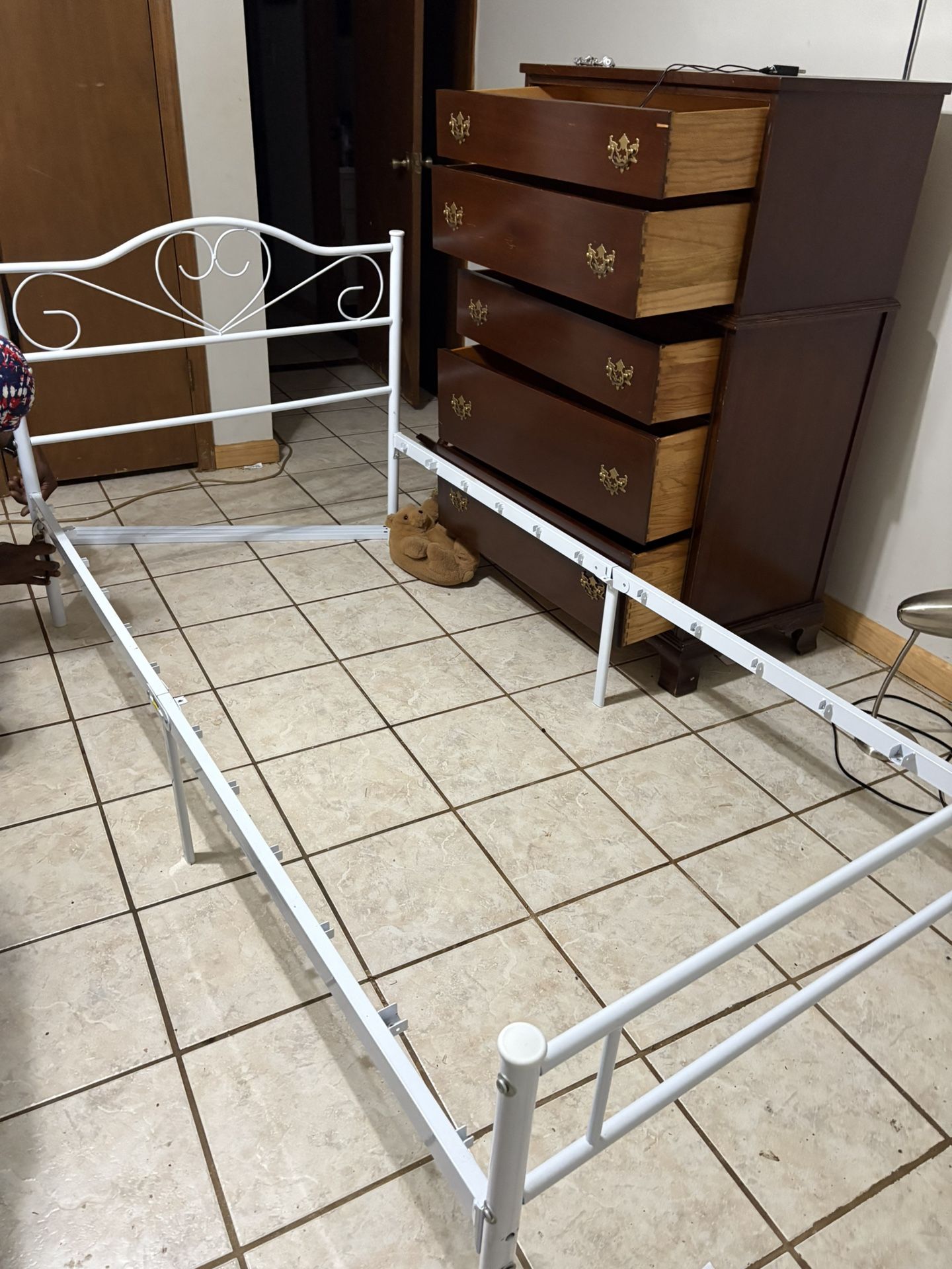 Girls Metal Twin Bed Frame