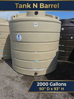 Enduraplas 2000 Gallon Premium Potable Water Tank